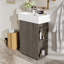 Meuble-lavabo 21,6 po avec lavabo en céramique