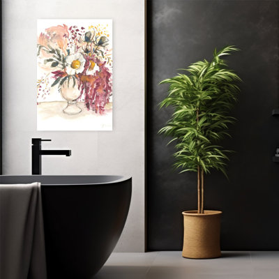 «Step Into Fall», art floral abstrait contemporain