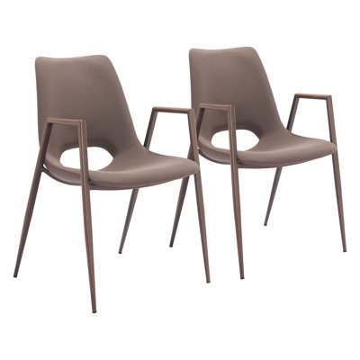 18.1'' H Faux Leather Upholstered Armchair