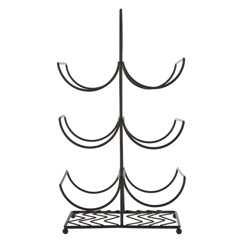 Mattingly Tabletop Wine Bottle Rack in Black