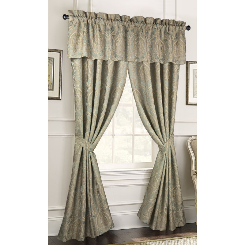 Cully Cotton Blend Room Darkening Curtain Pair