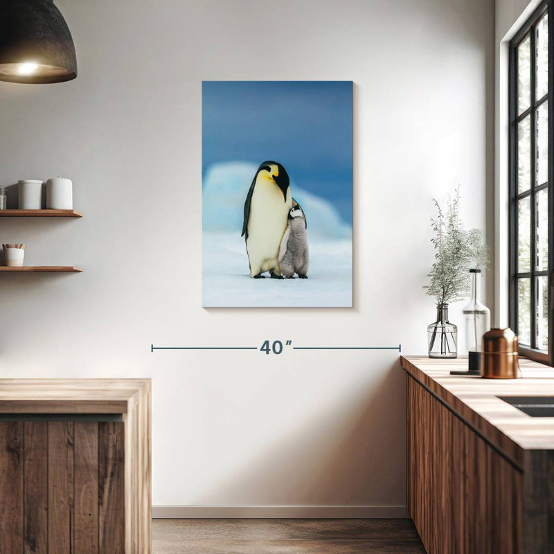 Brampt Loving Mother Penguin, 36" H x 24" W
