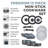 Tower Freedom T800200 13 Piece Cookware Set with Ceramic Coating, Stackable Design and Detachable Handles, Graphite, Aluminium