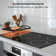 36" Black Electric 5 Burner Cooktop with Dual Size Power Burner