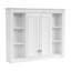Armoire à pharmacie de 36 po x 28 po, armoire de rangement murale pour salle de bain, avec 1 tablette réglable, armoire à pharmacie murale pour la salle de bain, charnières à fermeture douce, portes à ouverture pivotante