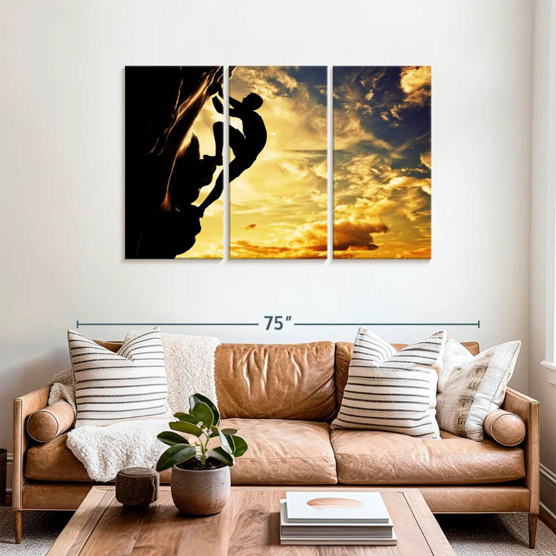 Sireci Free Climbing, 36" H x 57" W