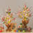Spring Decorations, 2 Pack Spring Tree With Colourful Eggs, Battery Powered LED Tree Lights, Artificial Tabletop Centerpiece Lighted Tree For Holiday Party Spring Home Decor