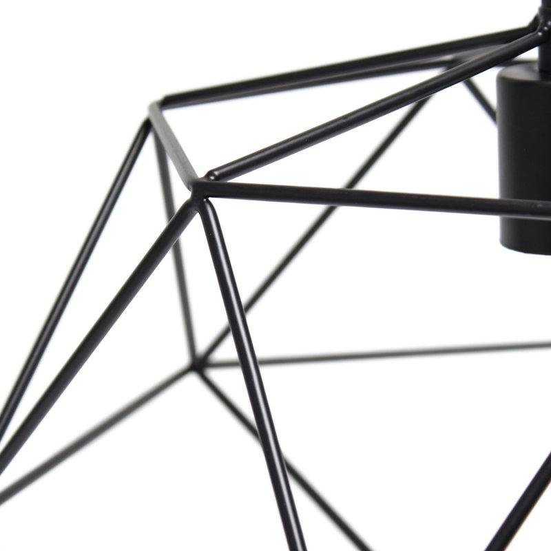 1 - Light Black Geometric Pendant