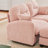 Chenille loveseat with tufted Cushion Backrest-855561682