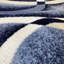 Tapis bleu marine à motif abstrait Catalan-1524521725