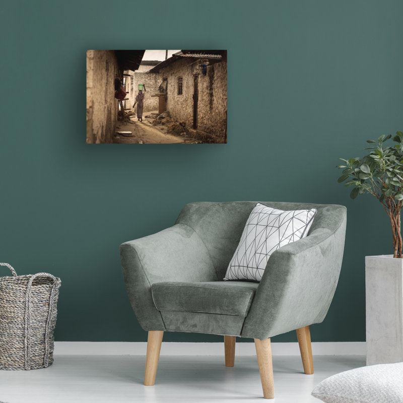 Œuvre sur toile, «ologic dan mirica », H 30 po x l 47 po