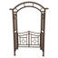 Arche de jardin en aluminium avec barrière-114351245