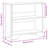 vidaXL Bookcase Engineered wood, Metal-1143216286-1143216285