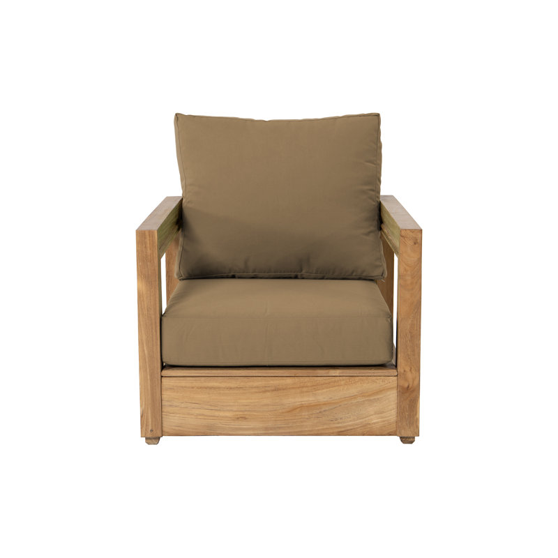 Chatsworth Outdoor 5 - Piece Teak Conversation Set, Cocoa