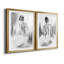 «Soft Silhouette V», ensemble de 2 reproductions sur toile-265539963-195628234-265639752