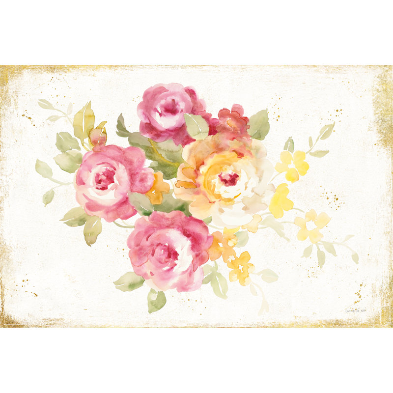 Midsummer IV by Danhui Nai - Wrapped Canvas Painting, 20cm H x 30cm W