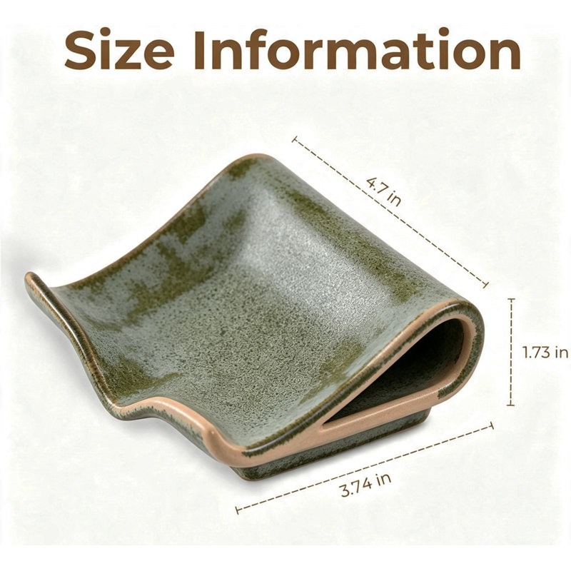Porte-savon en céramique émaillée incurvée, support à savon pour barre de drainage, plateau multi-usages pour comptoir de cuisine
