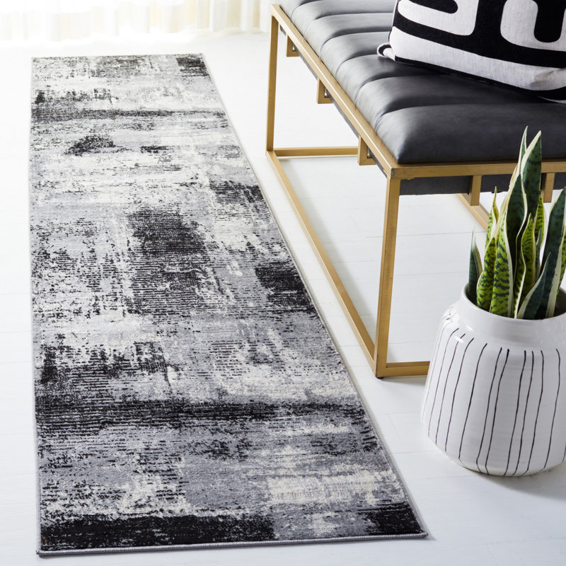 Jasper 100 Performance Abstract Rug, Runner 2' x 9'