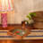 Mela Artisans Aqua Flora Serving Tray