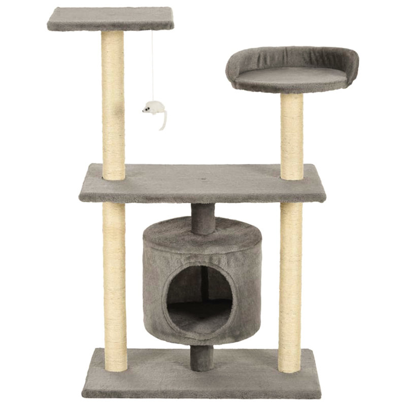 Wareham 95cm H Cat Tree, Grey