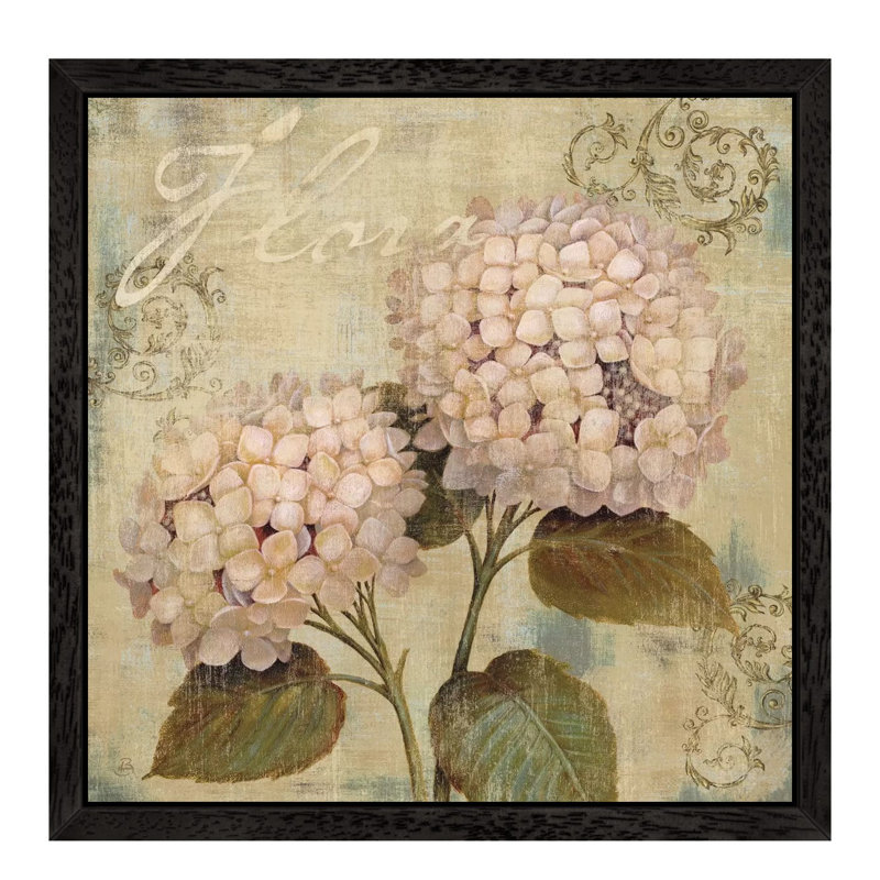 Ornament II by Daphne Brissonnet - Print on Canvas, Black Framed, 45.72 cm H x 45.72 cm W