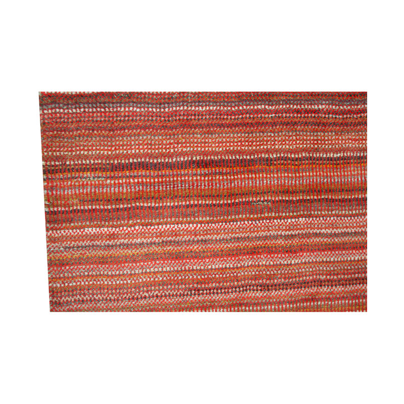 Hand-Knotted High-Quality Red Area Rug
