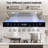 30" 900 CFM Stainless Steel Insert Range Hood, Convertible Ducted/Ductless, Touch & Gesture Control, LED