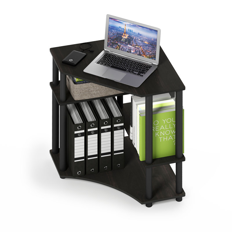 Bureau d'angle Ballou, Espresso / Noir