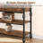 52.5 in Long Console Tables with 3 Drawers and Roman Column Legs for Hallway, Living Room-1774349519