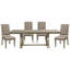 Ensemble 5 pièces de table de salle à manger extensible Classic Luxury