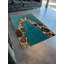Tapis décoratif moderne à motif girafe bleu-2120948562
