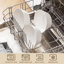 3-Piece 930ml White Porcelain China Cereal Bowl Set