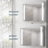 36 " W X 50 " H Surface Frameless Medicine Cabinet