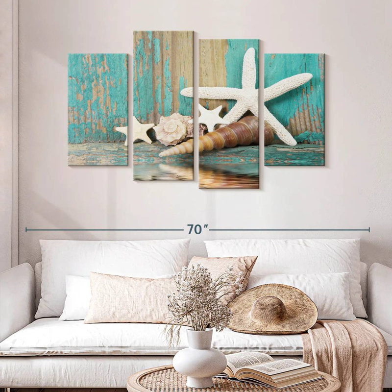 Seashell treasures Aletra, H 32 po x l 52 po