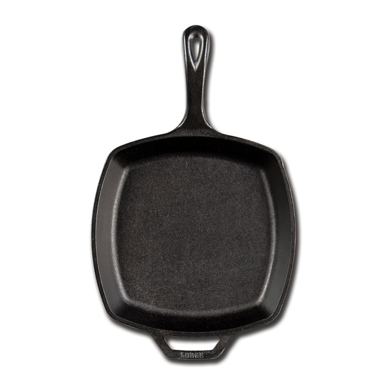 10.5 Inch Square Cast Iron Skillet