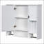 Armoire de rangement murale moderne avec miroir et barre à serviettes, parfaite pour organiser et améliorer votre espace-961279384