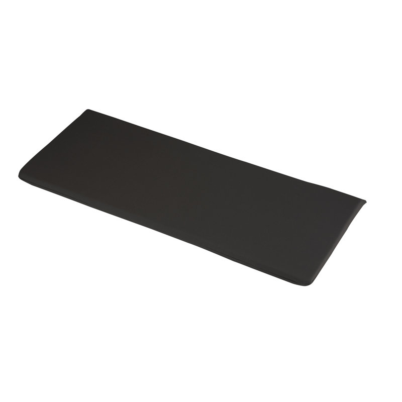 Bench Cushion, Black, 116cm W x 46cm D