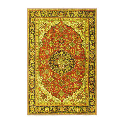 Washable Oriental Indoor Rug