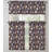 Coffee Kitchen Curtain Set with Valance & Tiers