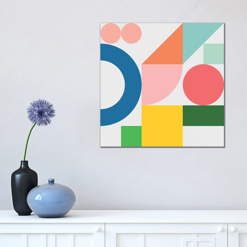 Playpark III - Print on Canvas, 45.72 cm H x 45.72 cm W x 1.91 cm D, Wrapped Canvas
