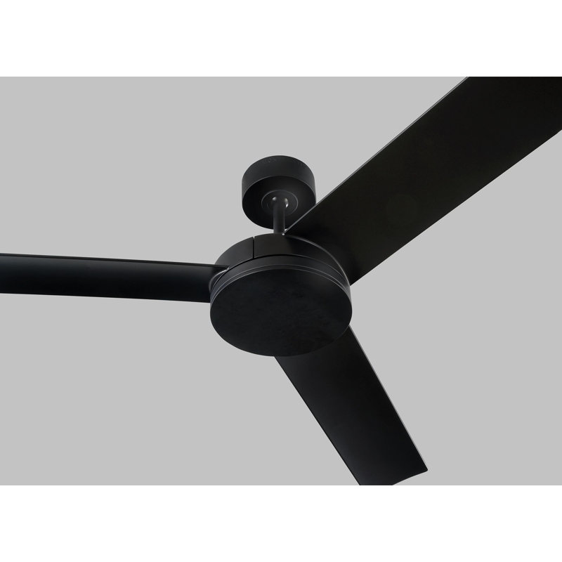 LED Ceiling Fan, Midnight Black