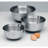 Brabantia Profile Stainless Steel 3 Piece Nested Mixing Bowl Set