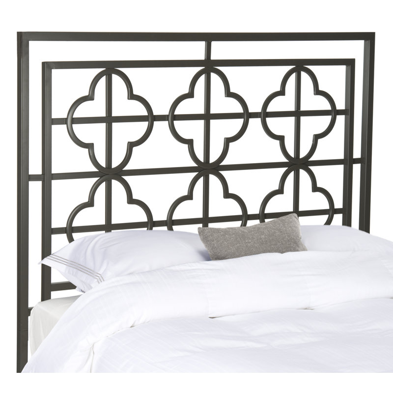 Lucinda Open-Frame Headboard, Queen, Gunmetal