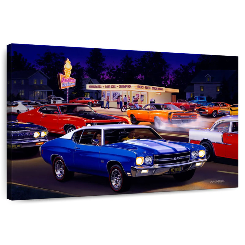 Mehar Fast Fred's, 34" H x 51" W