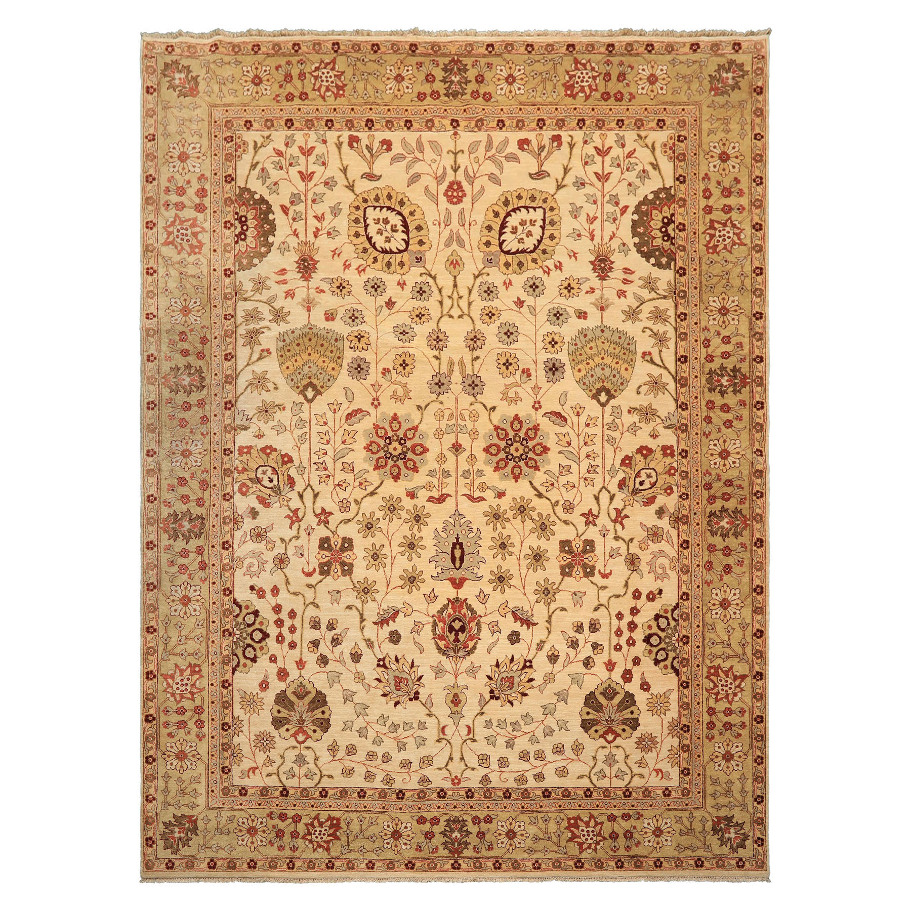 Astoria Grand 8'9''x11'9'' Hand Knotted Wool Beige Chobi Peshawar ...