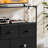 Storage Drawer Unit, Open Shelf,