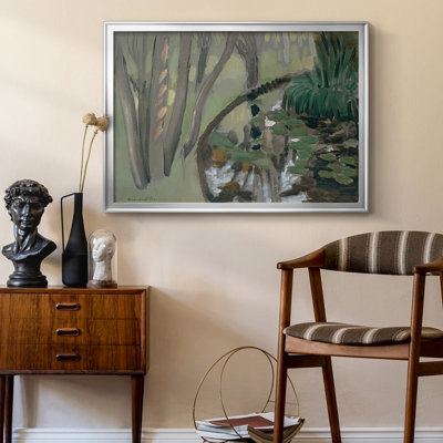 Trivaux Pond (L'Étang de Trivaux)-Henri Matisse-Framed Gallery Wrapped Canvas-c. 1916–1917
