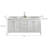 Bernardo 72'' Double Bathroom Vanity with Engineered Marble Top-1496226039-1496226033