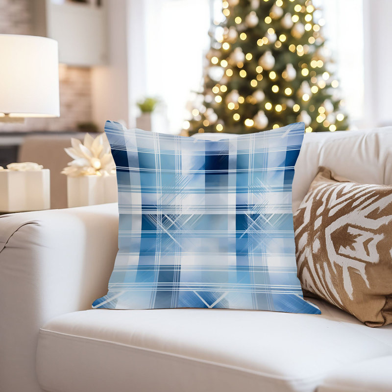 Blue Winter Plaid VI Modern