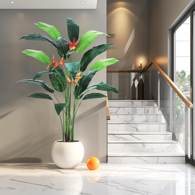 Bird of Paradise Artificial Plant - Fake Palm Tree